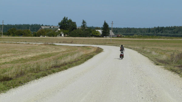 Sur la piste, en Lituanie