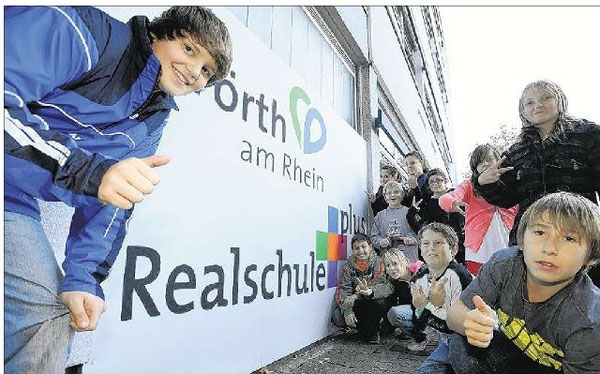 Schülerinnen und Schüler der Realschule plus Wörth