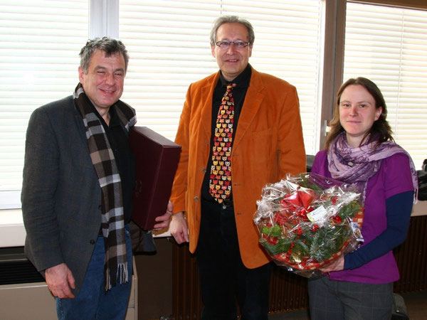 Herr Seibel, Rektor Paul und Frau Freewell