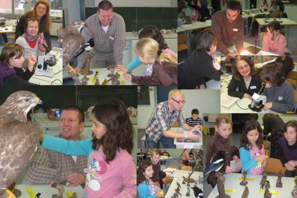 Großes Interesse zeigten die Schülerinnen und Schüler beim Schnupperunterricht in den Naturwis- senschaften