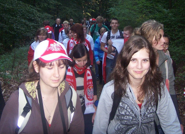 Der Aufstieg zum Trifels war ganz schön anstrengend