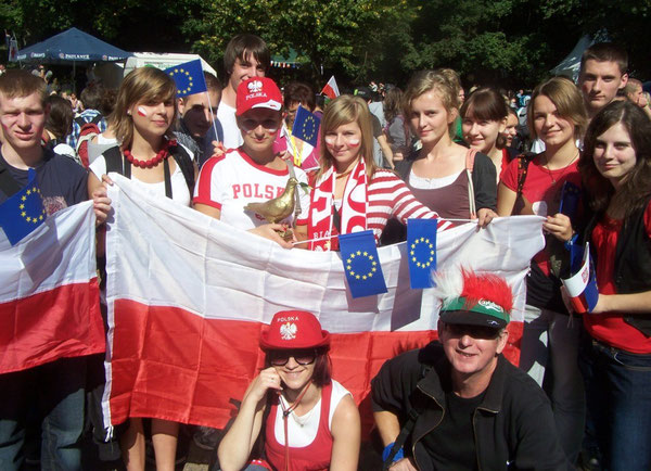 Unsere polnischen Gäste auf dem Trifels