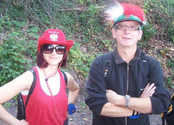 Die polnischen Lehrkräfte: Monika Kokol und Jurek Kulpa