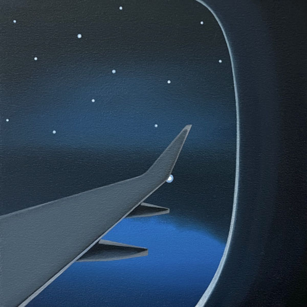 「ランプ,2025」　30×30cm 