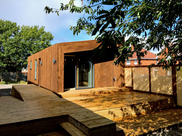 1. Mobile TINY-HOUSE mit STROHBALLEN &  LERHMPUZT WÄNDEN 