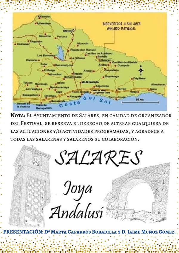 Programa del Festival Arabe Andalusi en Salares