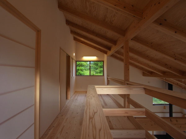 長野県松本市の建築設計事務所　建築家　丸山和男　飯田市　飯田の家Ⅰ　設計監理　根羽杉の家