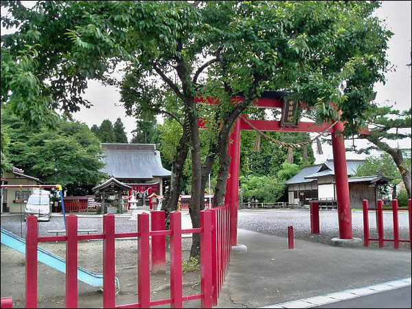 中田神社入口