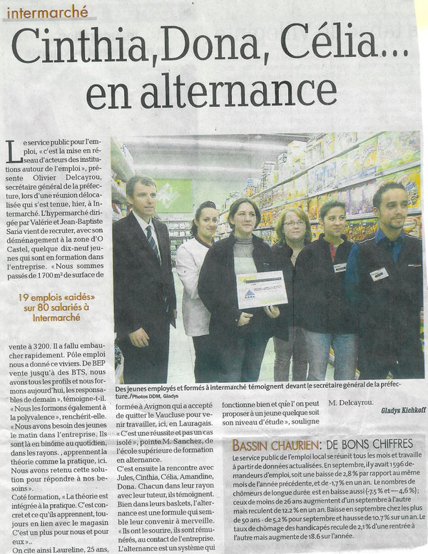 contrat alternance intermarché