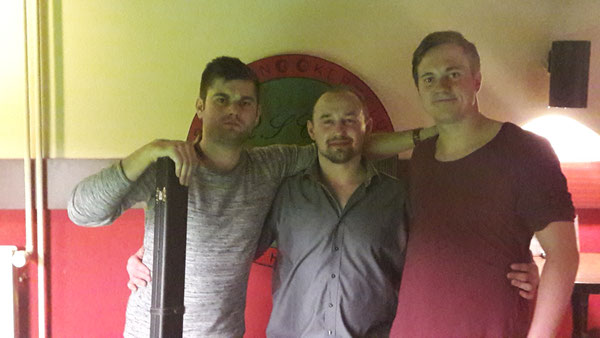 v.l.n.r.: Sascha Breuer, Jan Müller und Robert
