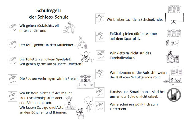 Schulregeln der Schloss-Schule Braunfels