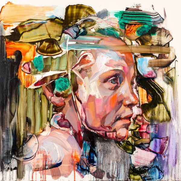 Ava, oil on MDF, 2016