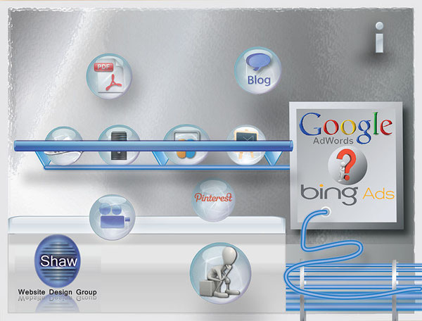 Use Shaw Bubbles to learn about Adwords and Bing ads