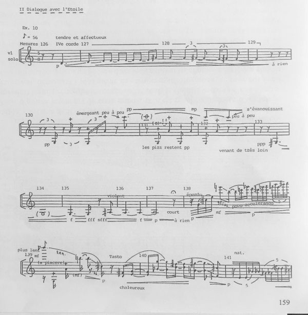 Beginning of the second movement