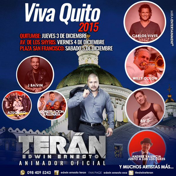 FIESTAS DE QUITO 2015