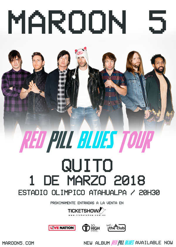  #Maroon5Ecuador #Maroon5 #Quito #Ecuador #SoHighEvents #F