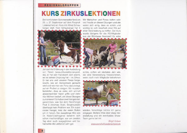 Kurs auf uns. Hof 2009