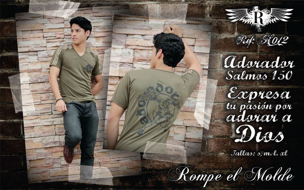 Camiseta Cristiana - Adorador