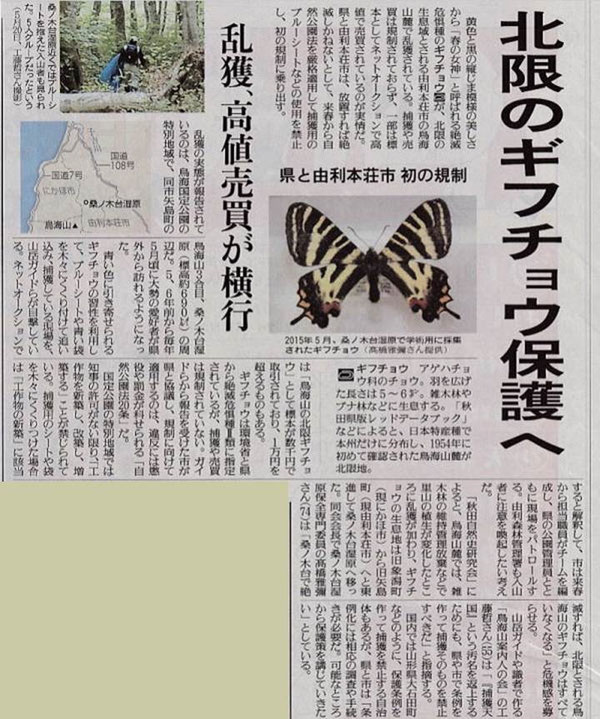 2016年12月31日 読売新聞 秋田県内版 