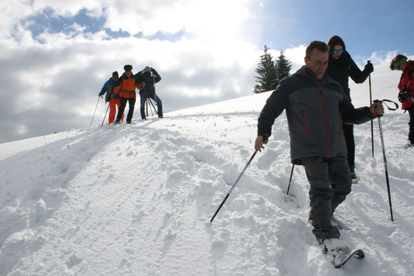 Schneeschuhtour Schneeschuhwandern Gruppenevent