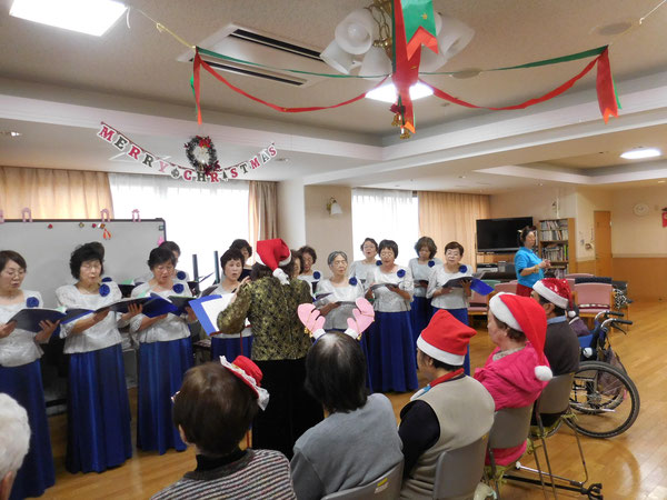 鳳仙寮にてクリスマス会　2016年12月22日