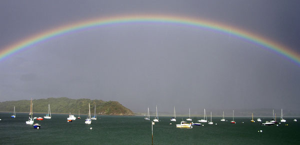 La Rance , Arc-en-Ciel sur la mont Garro