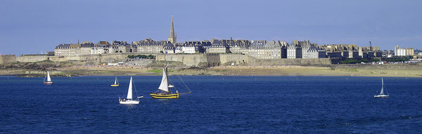 Imagirance remparts de Saint Malo estuaire de la Rance