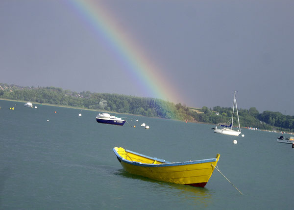 Naissance d'un Arc en Ciel sur la Rance
