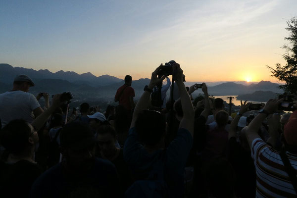 Oh le beau coucher de soleil!
