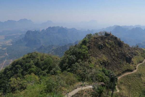 Ascension du mont Zwe Ga Bin