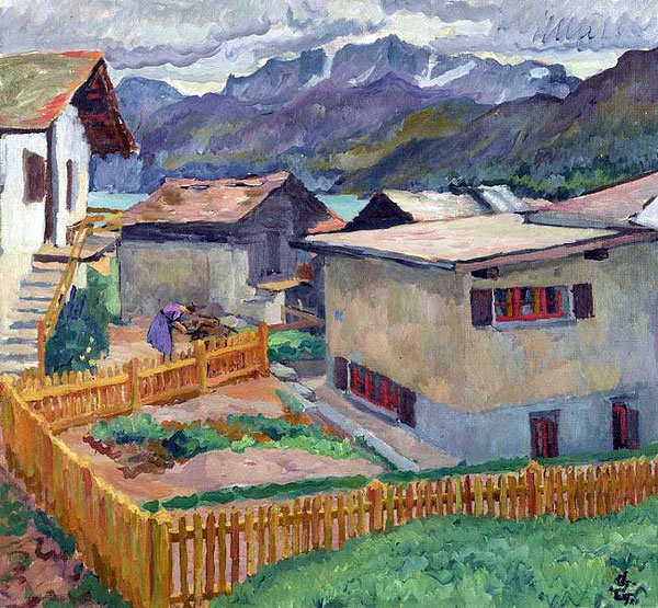 Capolago с видом на Корвач, 1926