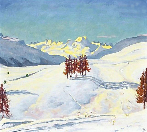 Зимнее рядом с Санкт-Мориц, 1916