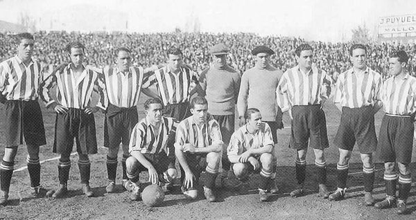 El equipo titular del Athletic Club en 1931