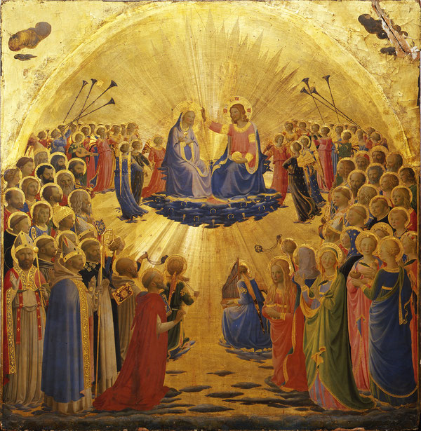 Incoronazione della Vergine, Beato Angelico (Uffizi)
