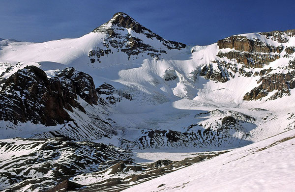 Die Südwand des Cerro Cuerno.