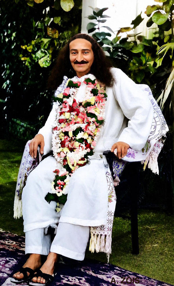 47.  December 1937 : Meher Baba at Mary Lodge, the Jessawala's home. BP