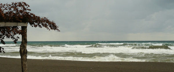 Mer déchaînée à Cayagzi