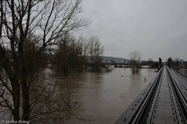 Regnitzbrücke bei Pettstadt (9. Januar 2011)