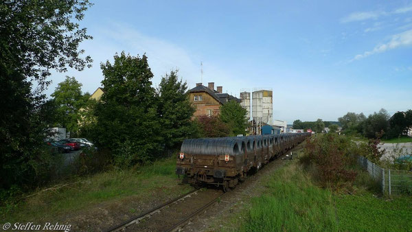 Ende der Zugfahrt (7. September 2010)
