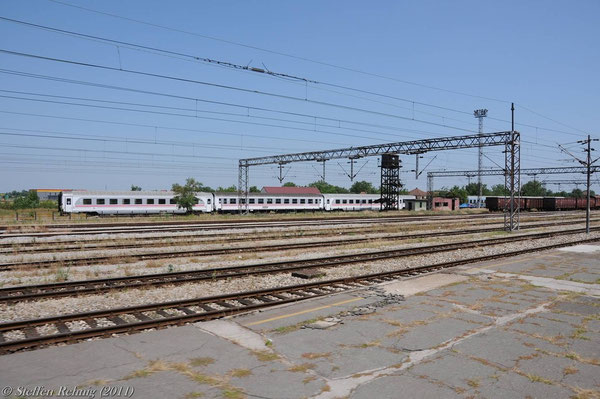Ausfahrt aus dem Bahnhof Vinkovci