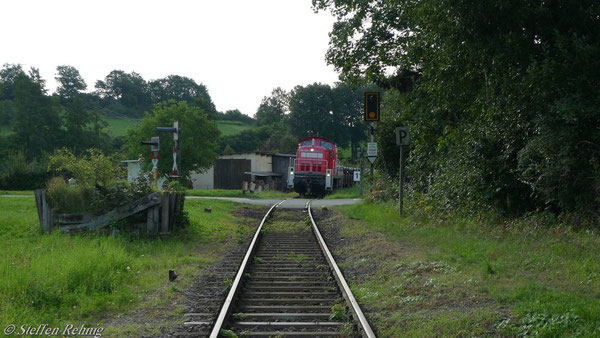 Einfahrt in Schlüsselfeld (7. September 2010)