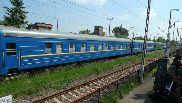 Endender Zugteil S 51/52 Kiew-Przemysl in Przemysl (Mai 2010)