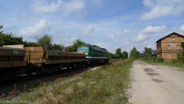 Im ehemaligen Bahnhof Beerwalde (September 2010)