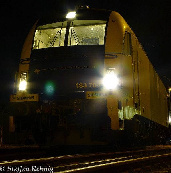 183 704 (Wiener Lokalbahnen Cargo GmbH) in Nürnberg (24.4. 2013)