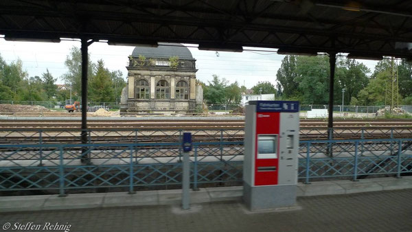 ...das Empfangsgebäude Gößnitz