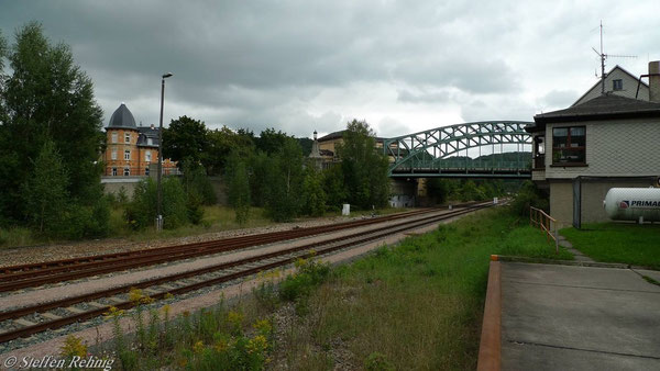 Blick von der Kopframpe Richtung Stellwerk B 2 (September 2010)