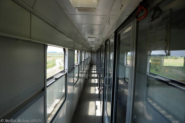 Wir genießen auf dieser langen Zugfahrt sehr den Komfort vom bosnischen GOSA UIC-Z2 Wagen