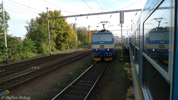 Einfahrt in Plzen