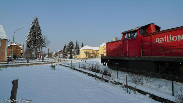 Einfahrt in Schlüsselfeld (2. Dezember 2010)
