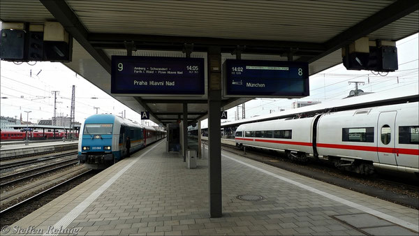 ALX 353 abfahrbereit in Nürnberg hbf (14. April 2012)